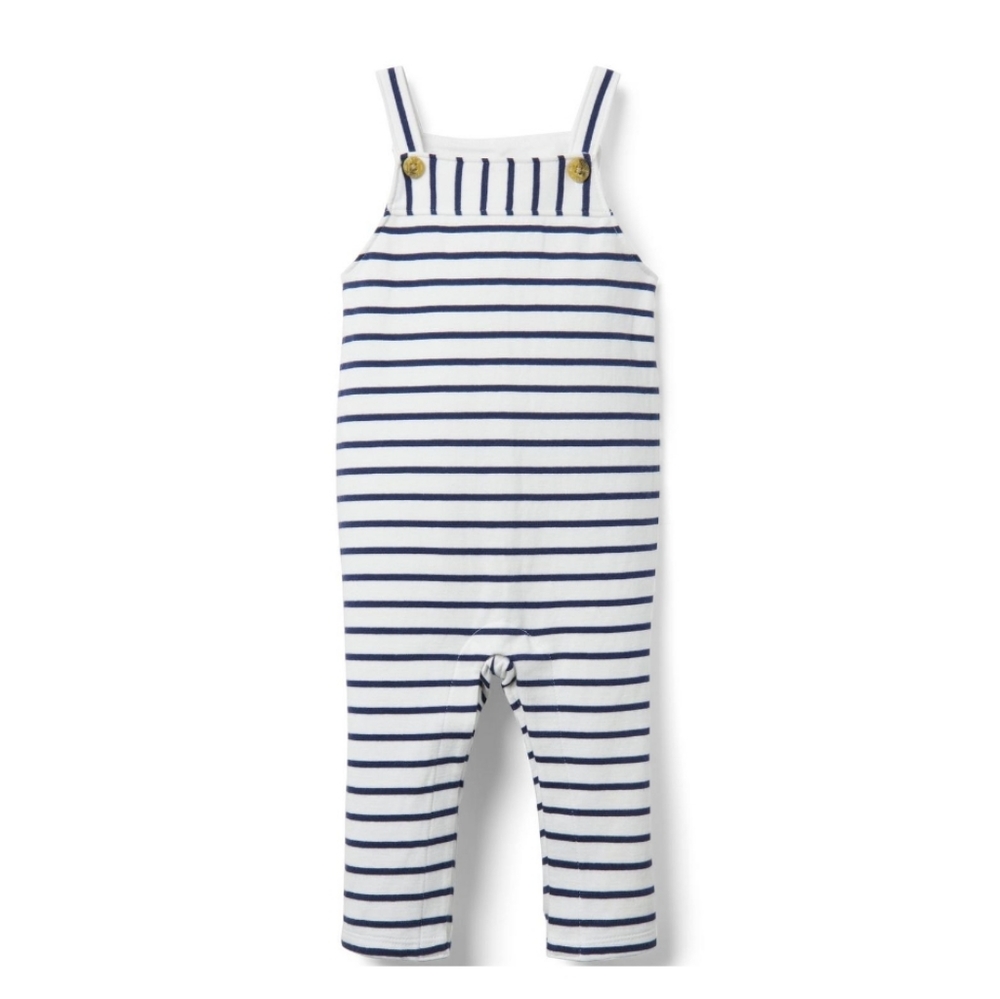 NEW Janie and Jack Striped Nautical Overalls